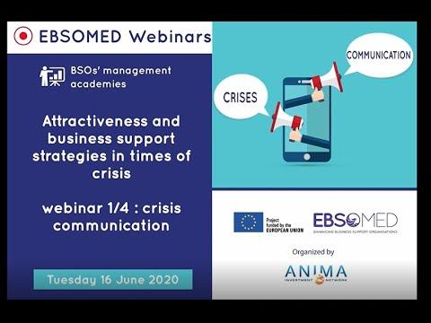 Embedded thumbnail for Académie ANIMA en ligne de Formation des OSE - Communication en temps de Crise